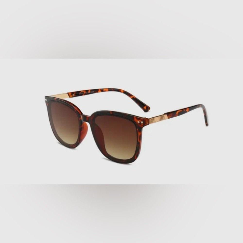 Tortoise Shell Square Frame Sunglasses